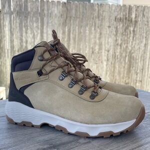 Columbia Newton Wander MID Hiking Boots Men 8.5 Brown Suede Waterproof Trail NEW